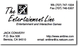 The Entertainment line